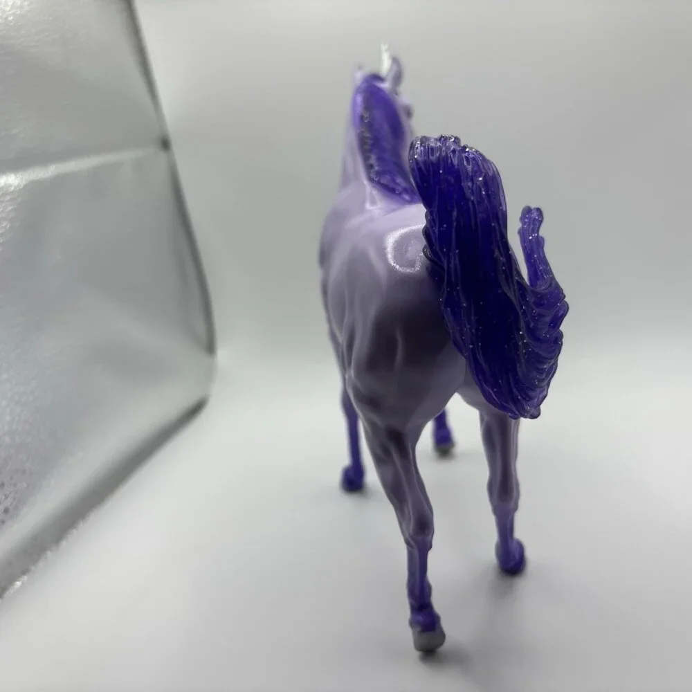 Breyer Celeste Purple Unicorn 2023 Paddock Pals Horse 6"x7" Figure - Picture 5 of 10